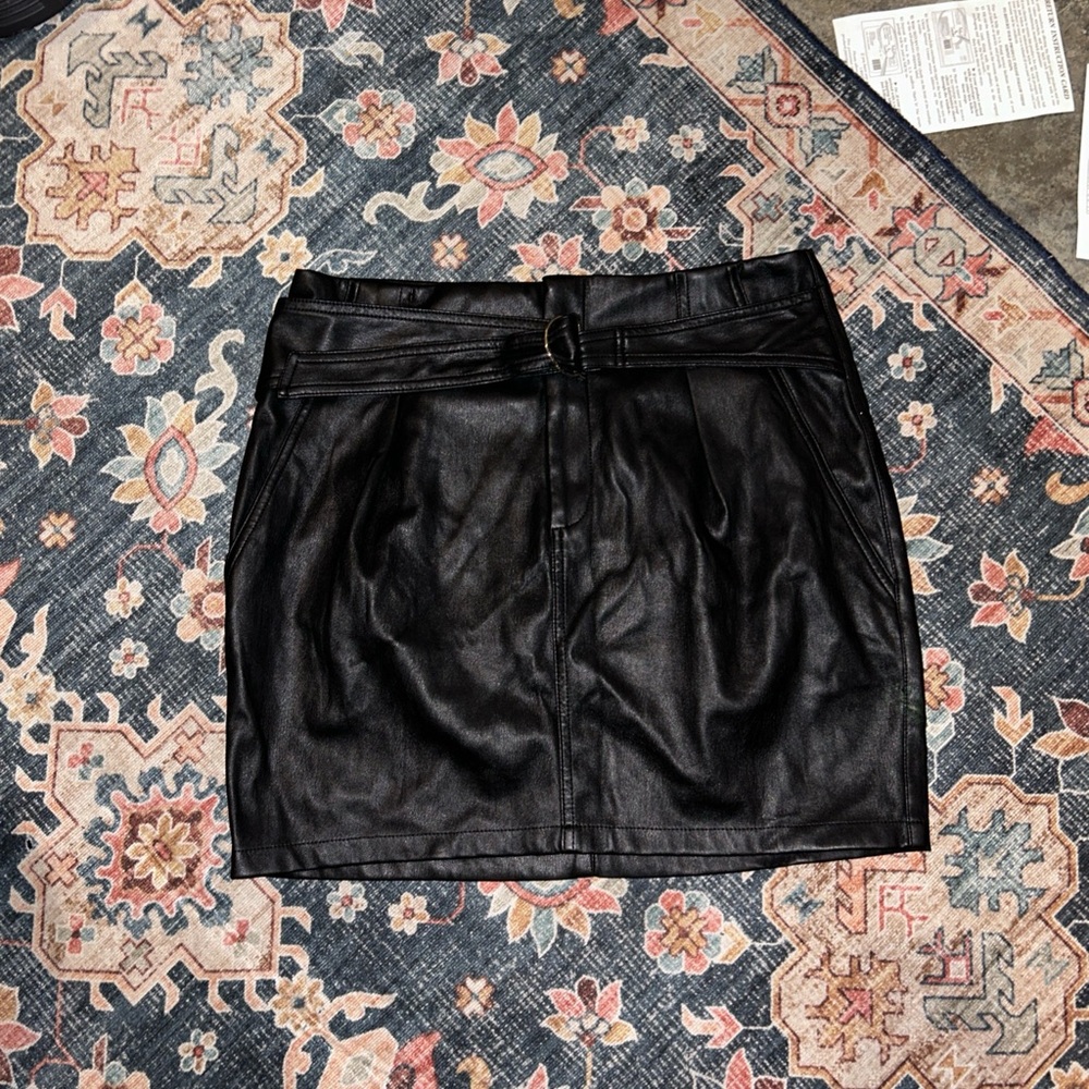 Bar III Black Mini Skirt